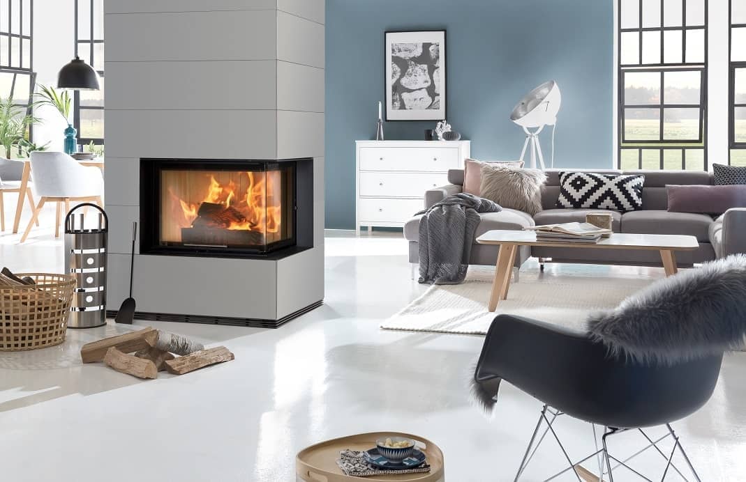 Kaminbausatz Spartherm SIM Varia 2Rh Tür hochschiebbar wassergeführt – Bild 2