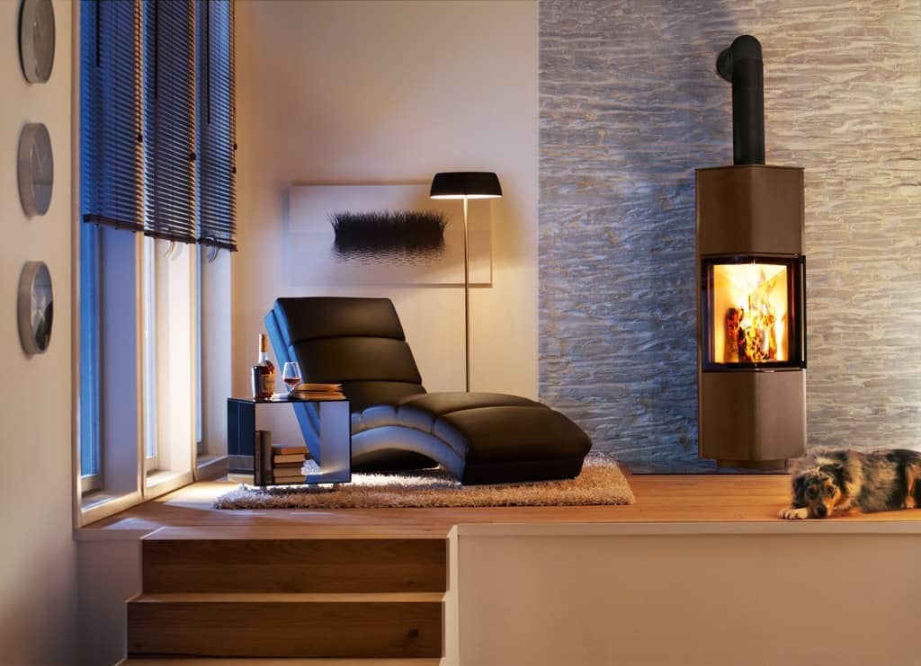 Kaminofen Spartherm Cubo L Holzfach breit Türanschlag links – Bild 2