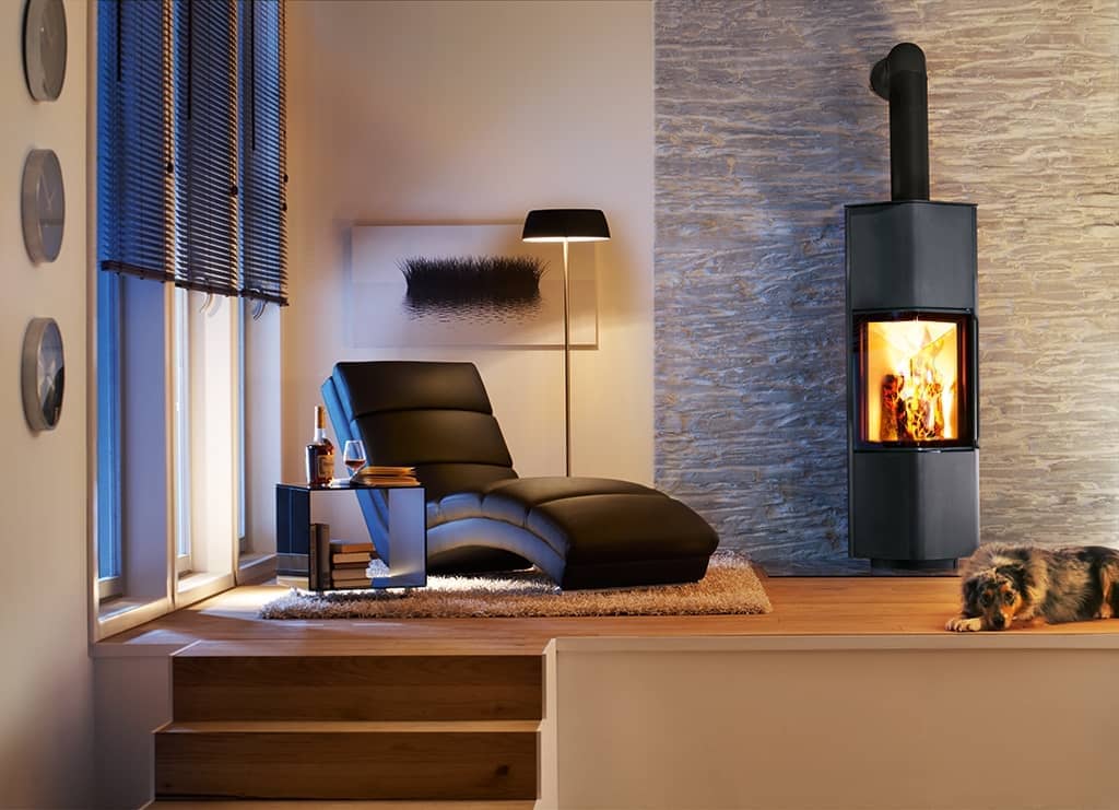 Kaminofen Spartherm Cubo L Holzfach breit Türanschlag links