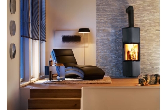 Kaminofen Spartherm Cubo L RLU Holzfach breit Türanschlag links