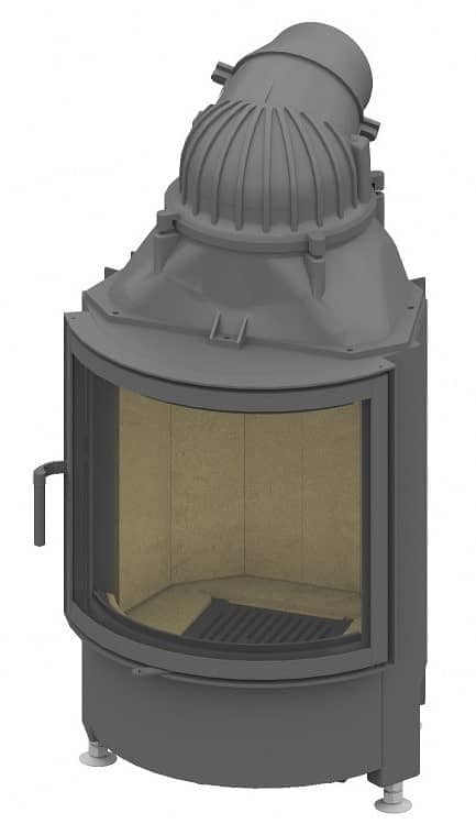 Kamineinsatz Schmid Ronda 5557 s Türanschlag rechts