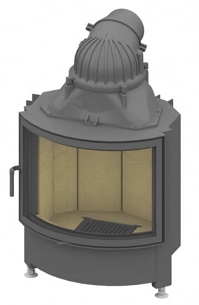 Kamineinsatz Schmid Ronda 6757 s Türanschlag rechts