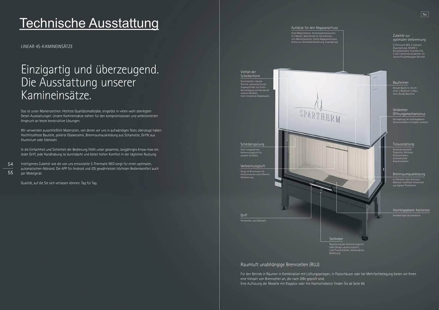 Kamineinsatz Spartherm Varia 1V H2O wassergeführt – Bild 6