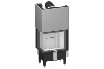 Kamineinsatz Spartherm Varia 2L-55h Tür hochschiebbar Fenstereck links