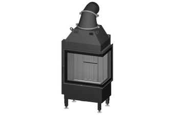 Kamineinsatz Spartherm Varia 2R-55 Fenstereck rechts Innenraumauskleidung Elfenbein