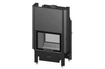 Kamineinsatz Spartherm Varia FDh H2O Tür hochschiebbar Tunnelversion wassergeführt