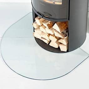 Kaminofen Contura 690AG Style Korpus schwarz Abdeckung Artstone Naturell Glasfront – Bild 13