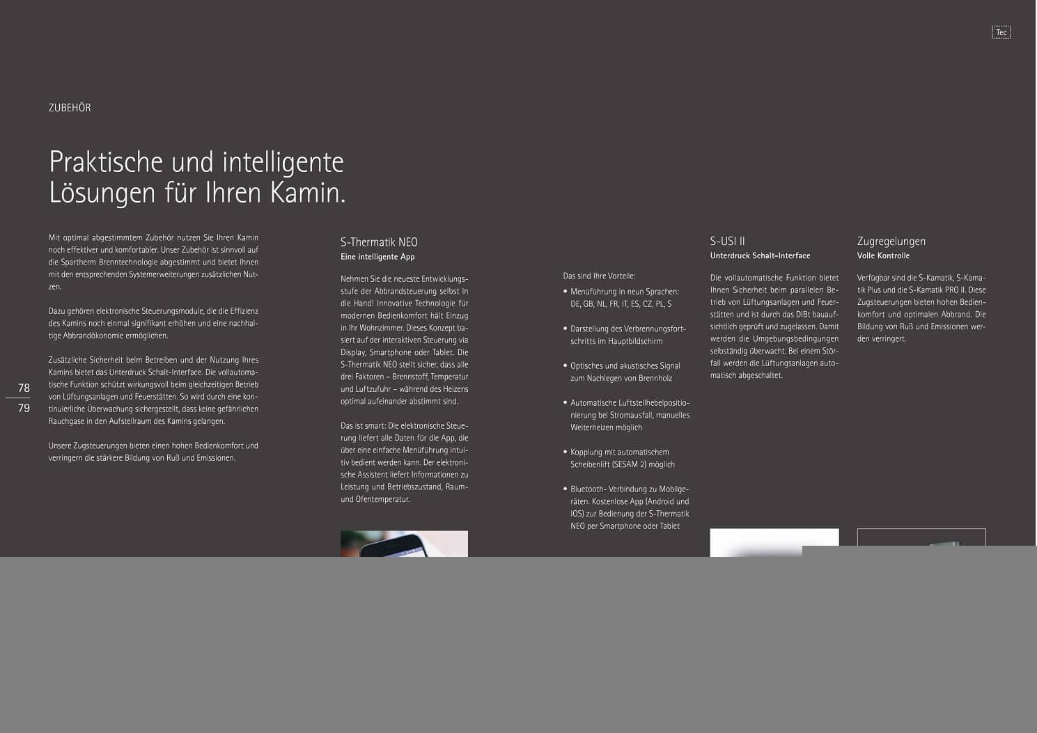 Kamineinsatz Spartherm Varia 2R-55 Fenstereck rechts Innenraumauskleidung Elfenbein – Bild 5