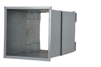 CB Universalwanddurchführung eckig verzinkt