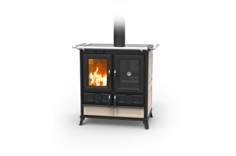 Tischherd Thermorossi Violetta Evo (77 cm) beige mit Speiseaufwärmplatte im Top Deal