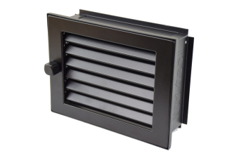 CB Warmluftgitter Putzbündig schwarz