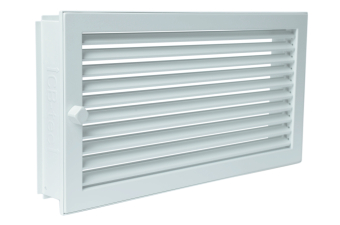 CB Warmluftgitter Putzbündig weiß