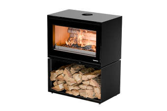 Kaminofen Thermorossi Fullmoon Stahl schwarz im Top Deal