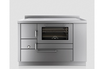 Tischherd Rizzoli PRO 130 Edelstahl